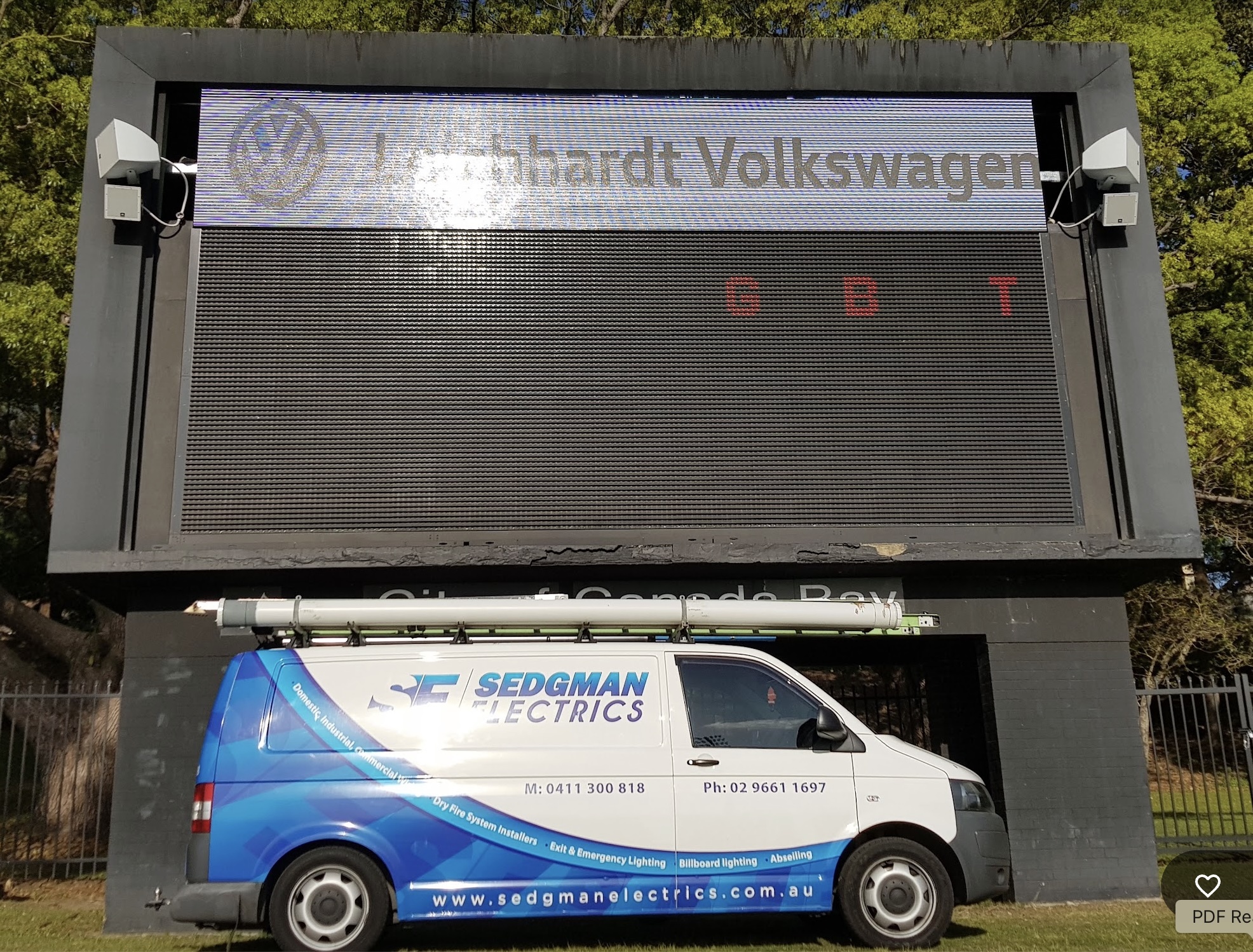 Digital Screen Power & Control — Sedgman Electrics Sydney