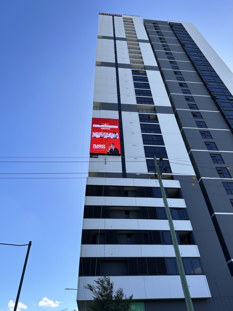 High-Rise Building Signage Maintenance